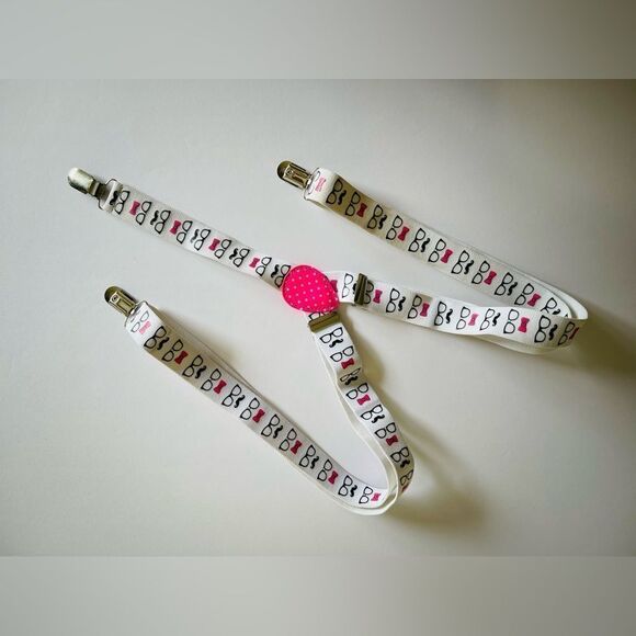 FUN SUSPENDERS.  Mustache/Glasses/Bow ties suspenders. - Picture 1 of 2